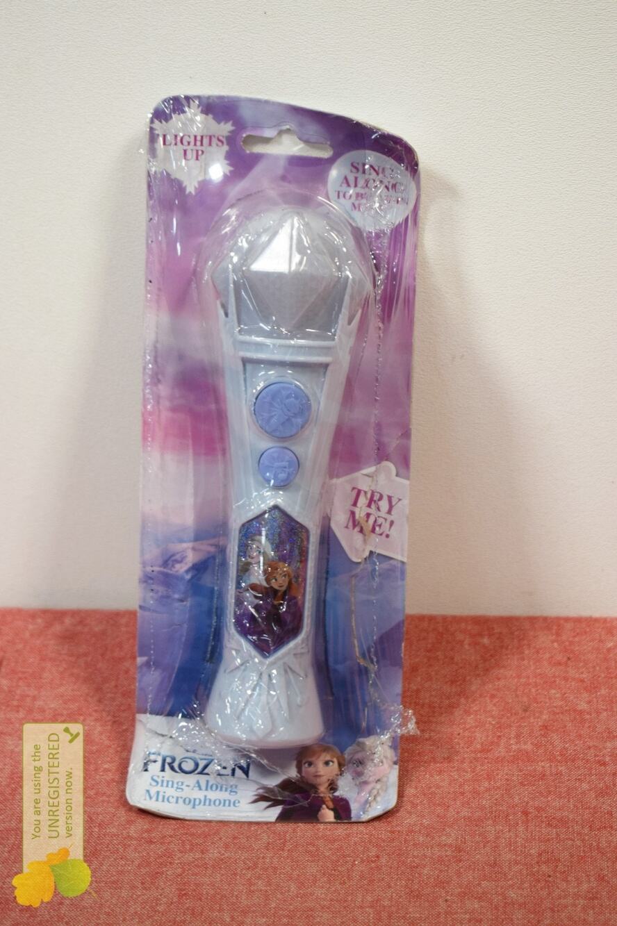 Disney Frozen Sing-Along Pretend Toy Microphone (Incomplete)